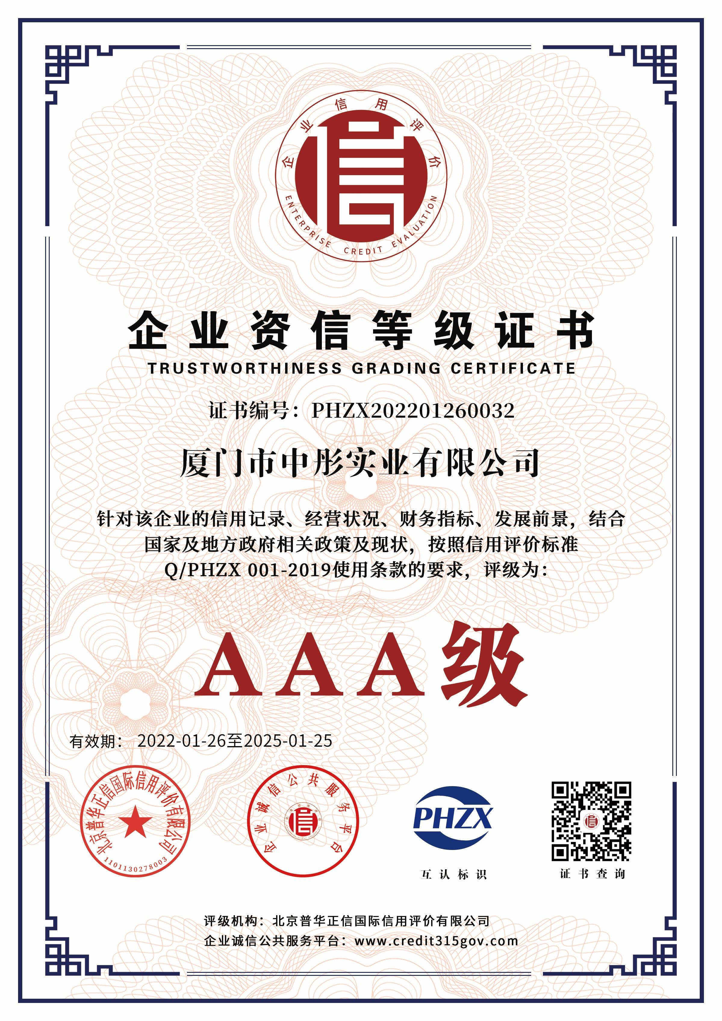 企業信用等級2